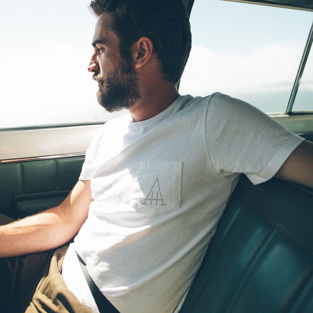 White Highway Tee: Alternate Image 3, Wovens by Taylor Stitch