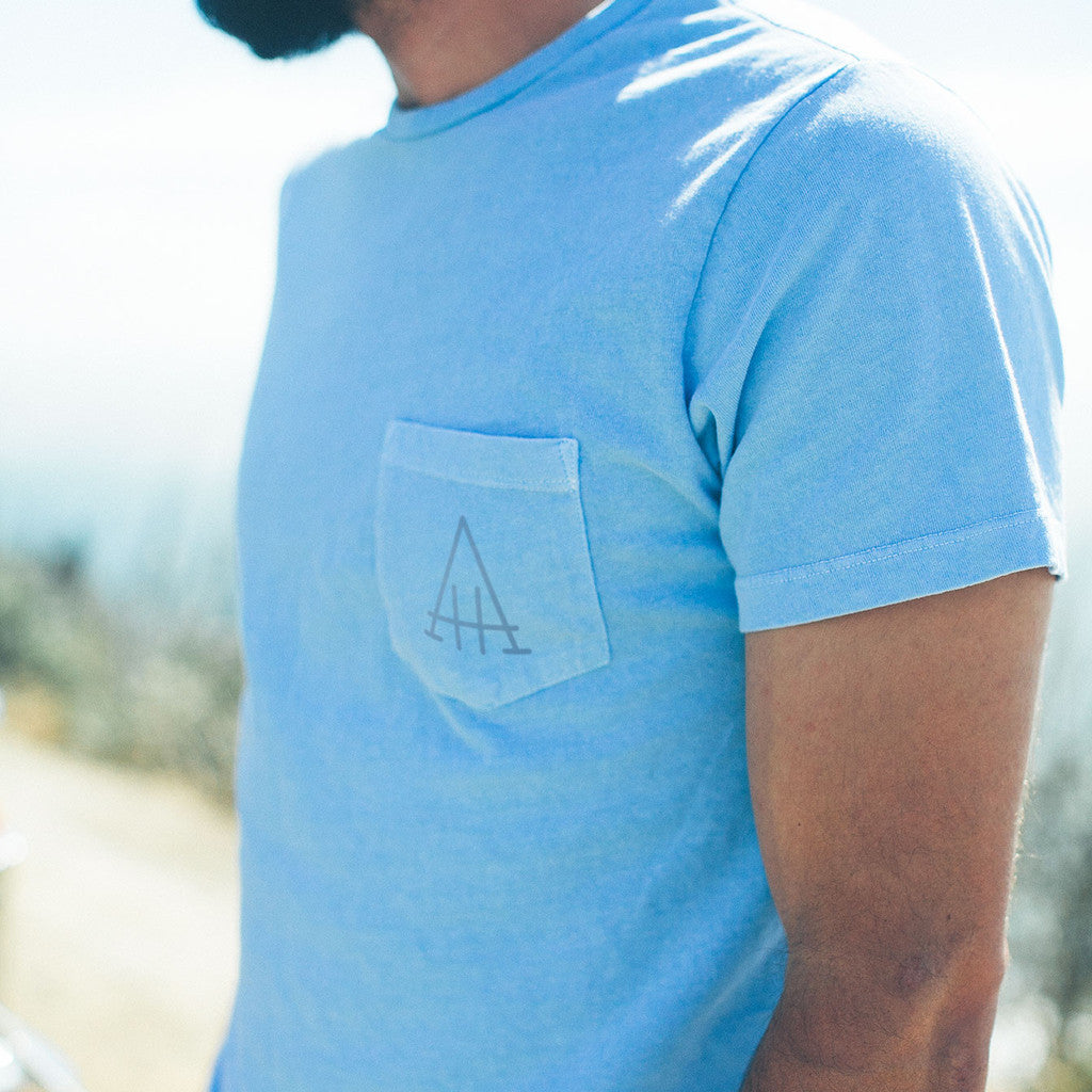 The Highway Tee in Dusty Blue: Alternate Image 2, Wovens by Taylor Stitch