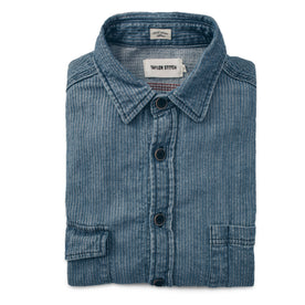 The Utility Shirt in Cone Mills Corded Indigo: Featured Image