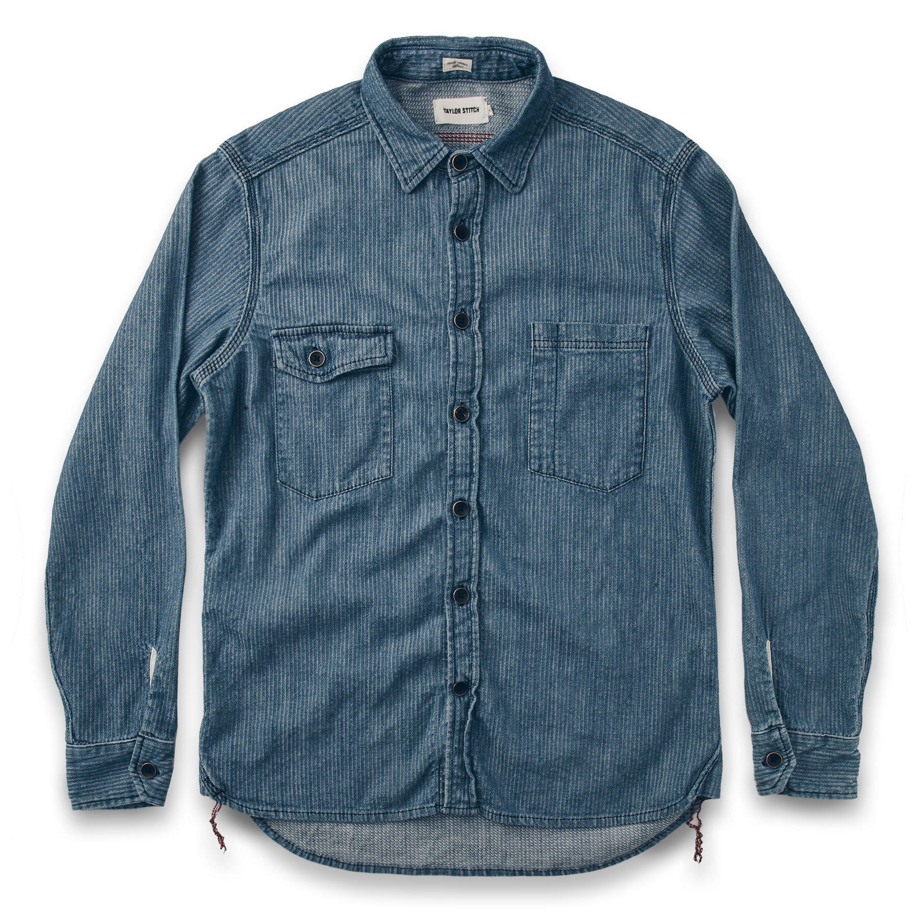 The Utility Shirt in Cone Mills Corded Indigo: Alternate Image 6, Wovens by Taylor Stitch