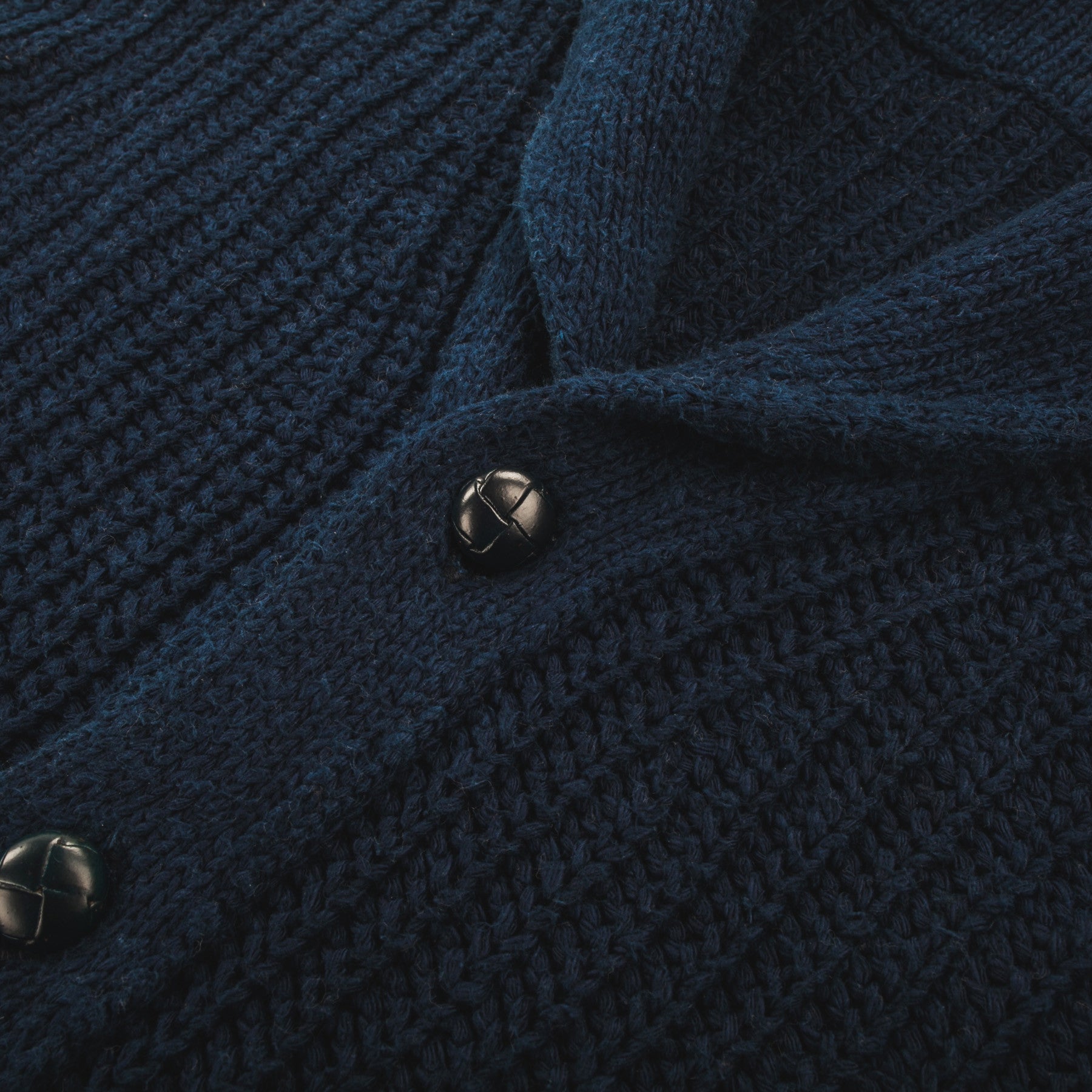 The Shawl Cardigan in Indigo Dipped Cotton: Alternate Image 4, Knits by Taylor Stitch
