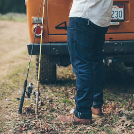 The Camp Pant in Indigo Selvage Twill: Alternate Image 4