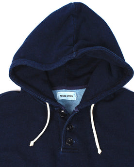 Indigo 3 Button Hooded Sweatshirt: Alternate Image 1, Knits by Taylor Stitch