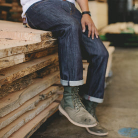 The Democratic Jean in Shuttle Loomed Italian Selvage Denim - featured image