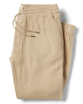 flatlay of The Apres Pant in Khaki Double Cloth, Bottoms by Taylor Stitch