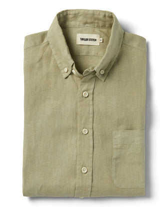 flatlay of The Jack in Sage Linen