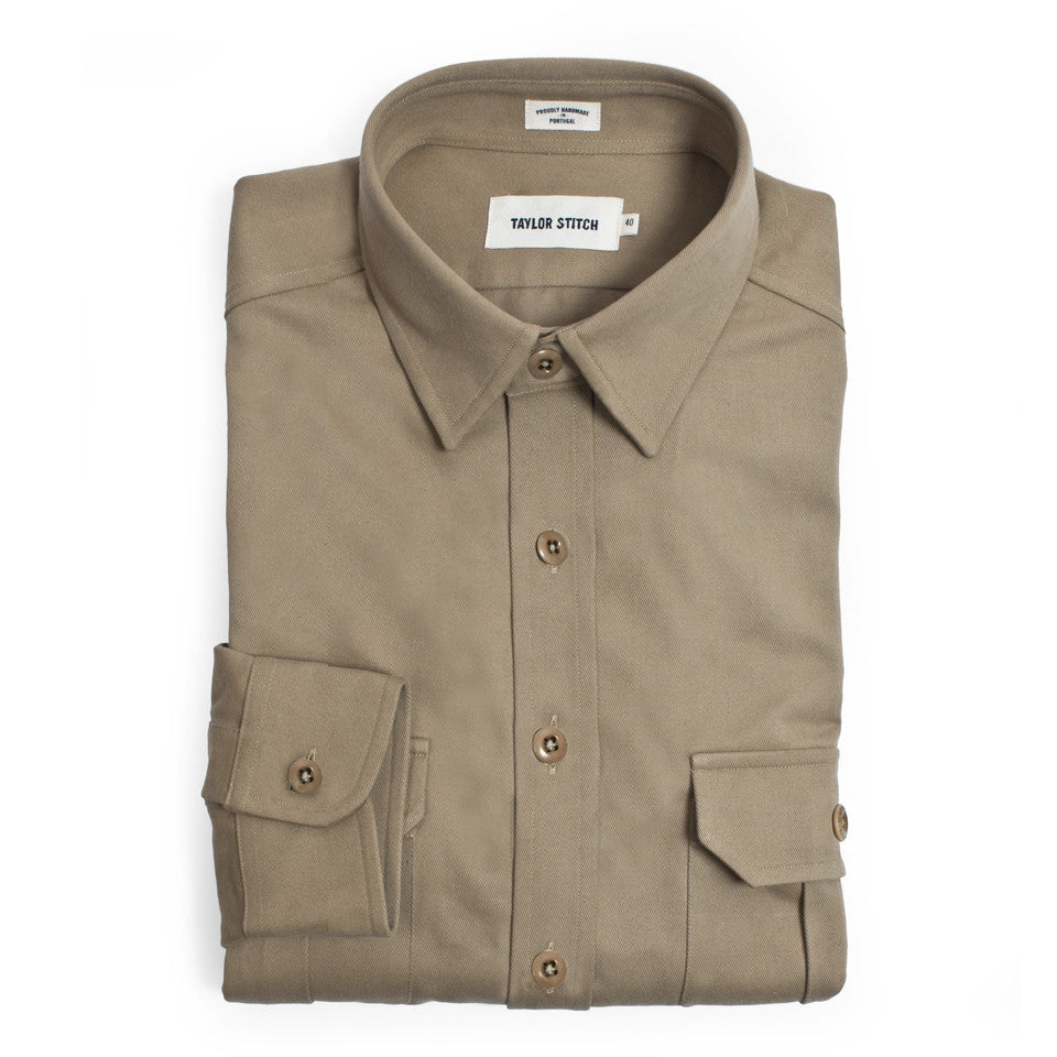 Khaki Twill Highlands Shirt: Featured Image, Wovens by Taylor Stitch
