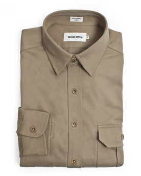 Khaki Twill Highlands Shirt: Featured Image, Wovens by Taylor Stitch