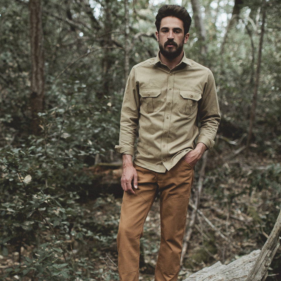 Khaki Twill Highlands Shirt: Alternate Image 1, Wovens by Taylor Stitch