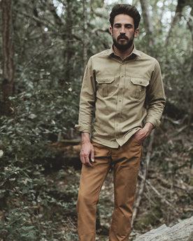 Khaki Twill Highlands Shirt: Alternate Image 1, Wovens by Taylor Stitch