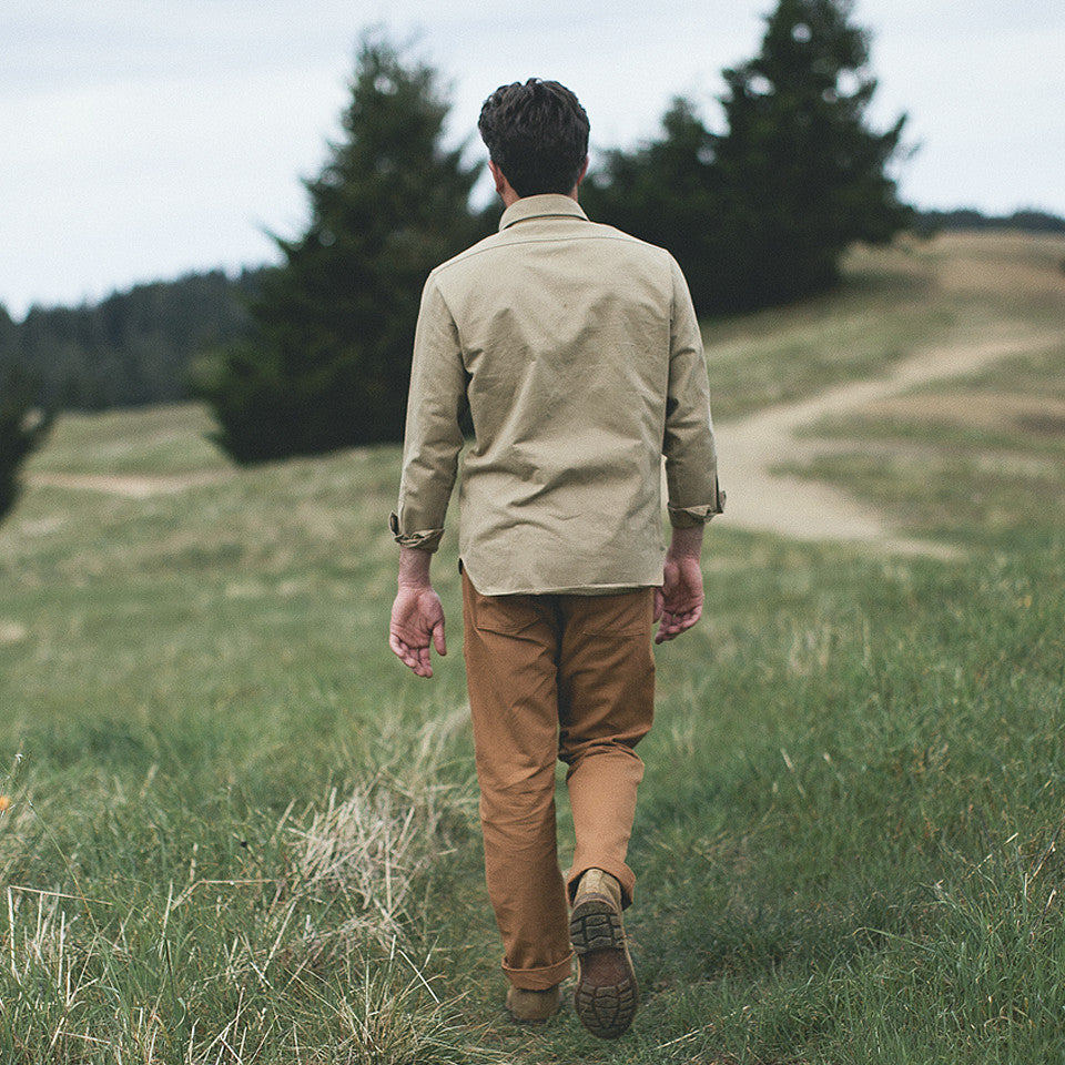 Khaki Twill Highlands Shirt: Alternate Image 3, Wovens by Taylor Stitch