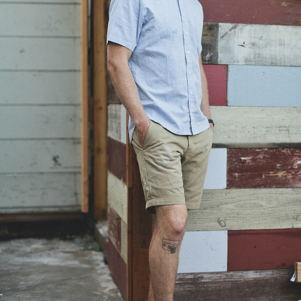 Traveler Shorts in Khaki Twill: Alternate Image 4, Shorts by Taylor Stitch