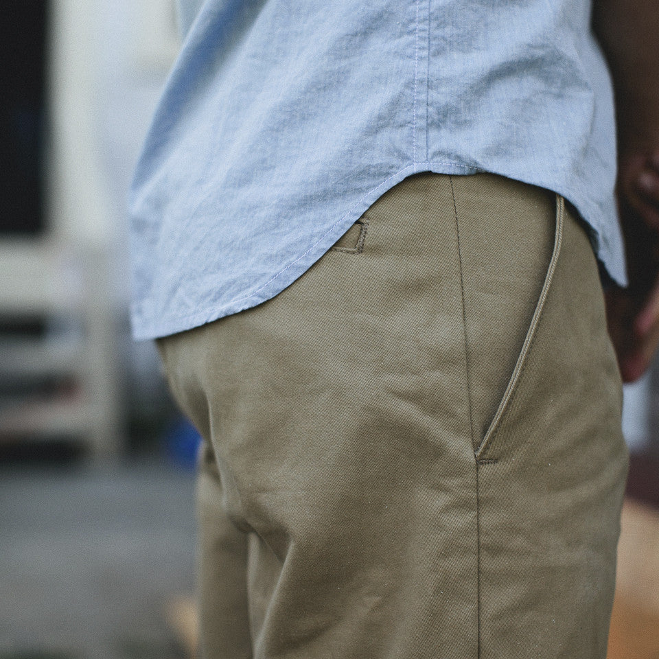 Traveler Shorts in Khaki Twill: Alternate Image 1, Shorts by Taylor Stitch
