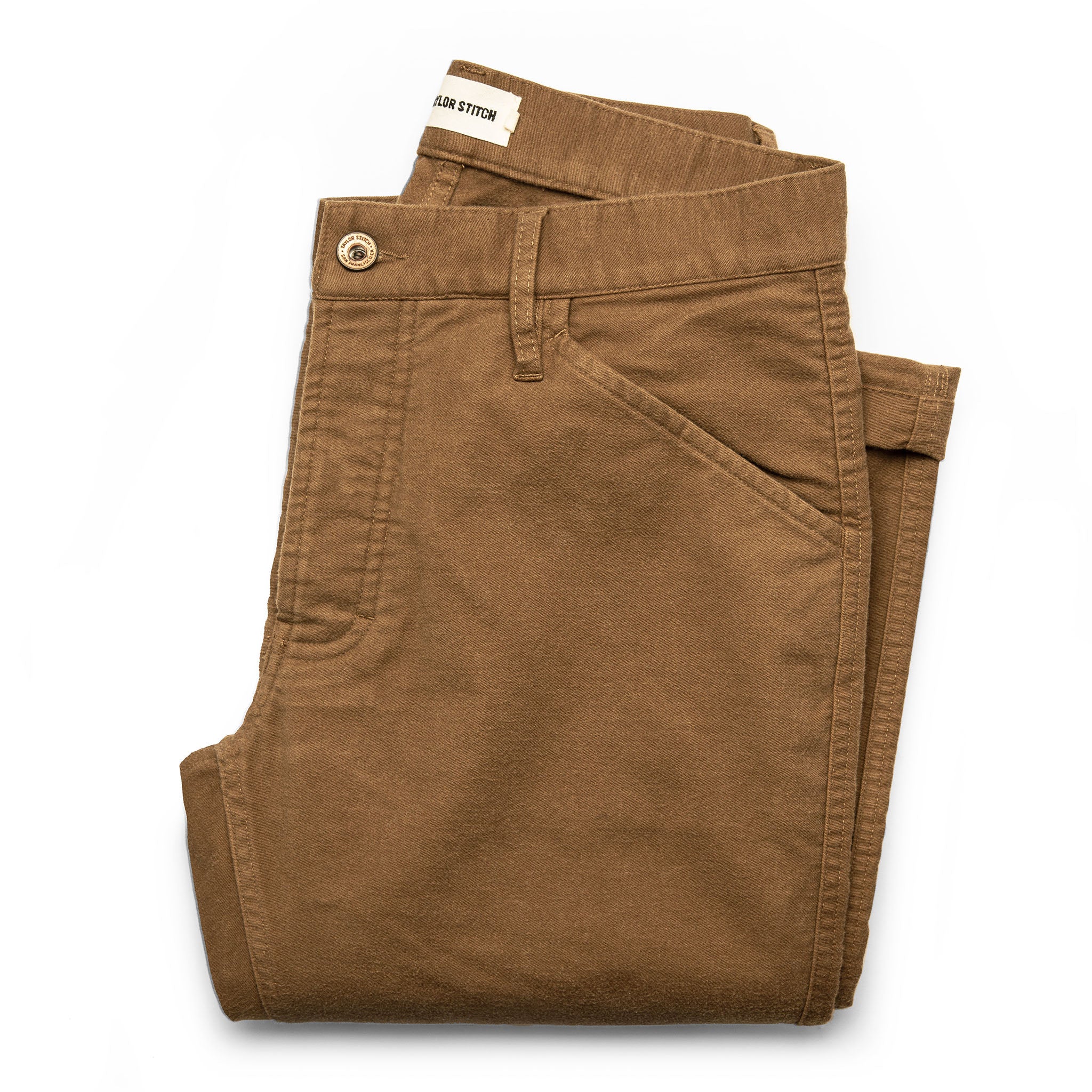 The Camp Pant in British Khaki Moleskin: Featured Image, Pants by Taylor Stitch