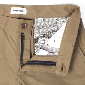 Khaki Slim Chinos Detail