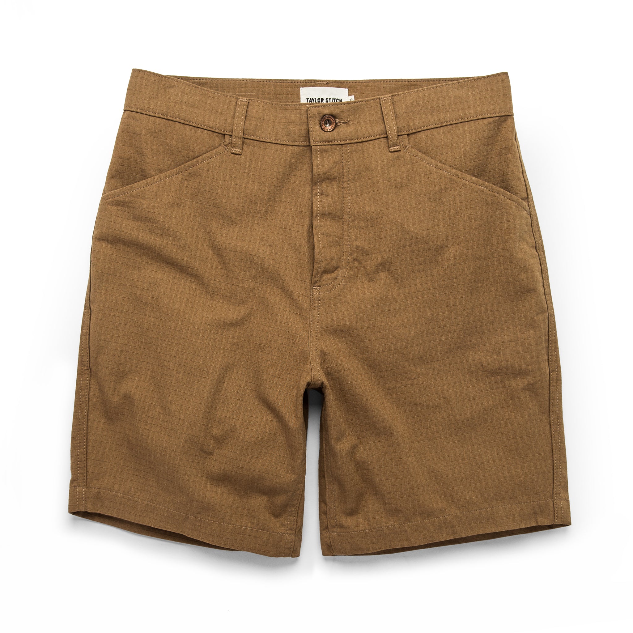 The Camp Short in British Khaki Ripstop: Featured Image, Shorts by Taylor Stitch