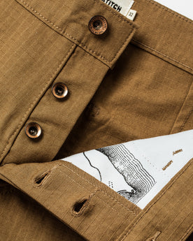 The Camp Short in British Khaki Ripstop: Alternate Image 6, Shorts by Taylor Stitch