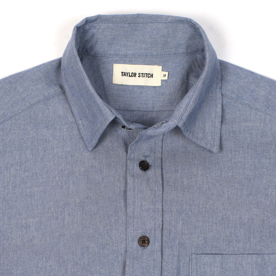 The California in Light Blue Everyday Chambray: Alternate Image 3, Wovens by Taylor Stitch