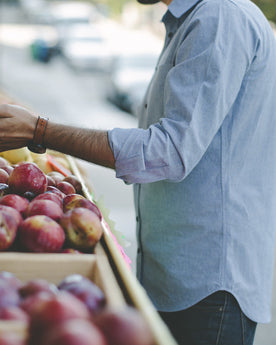 The California in Light Blue Everyday Chambray: Alternate Image 4, Wovens by Taylor Stitch