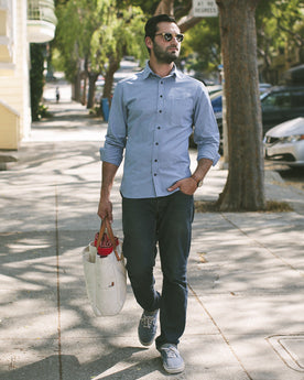 The California in Light Blue Everyday Chambray: Alternate Image 5, Wovens by Taylor Stitch