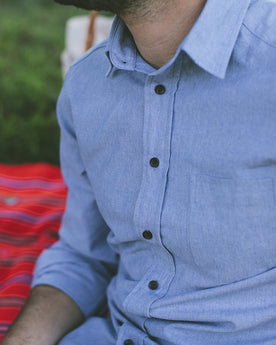 The California in Light Blue Everyday Chambray: Alternate Image 7, Wovens by Taylor Stitch