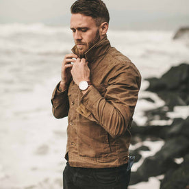 The Long Haul Jacket in Field Tan Waxed Canvas: Alternate Image 3