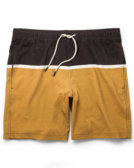 flatlay of The Bayberry Trunk in Sandbar, Bottoms by Taylor Stitch