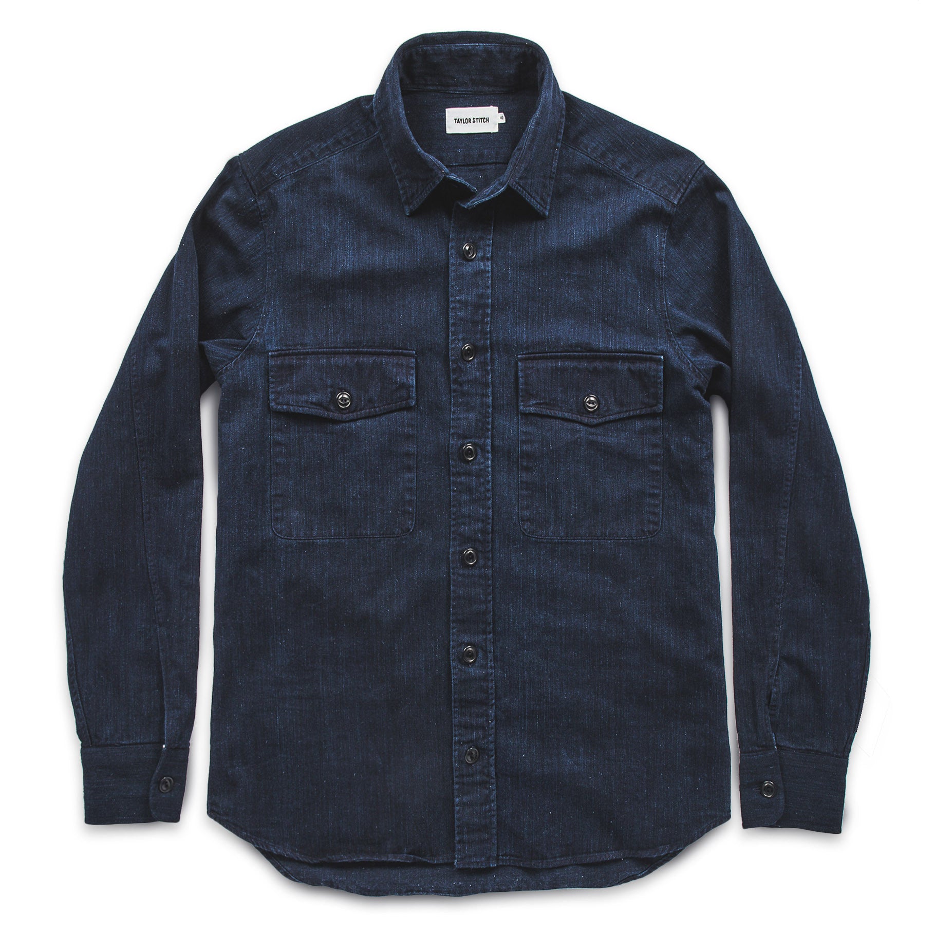 The Maritime Shirt Jacket in Sea Washed Indigo: Alternate Image 6, Outerwear by Taylor Stitch