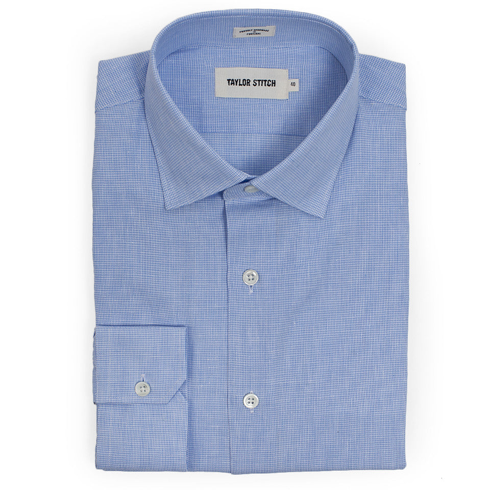 The Hyde in Mini Houndstooth Cotton and Linen: Featured Image, Wovens by Taylor Stitch