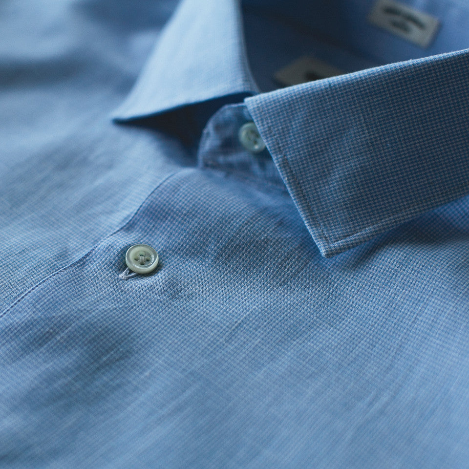The Hyde in Mini Houndstooth Cotton and Linen: Alternate Image 1, Wovens by Taylor Stitch