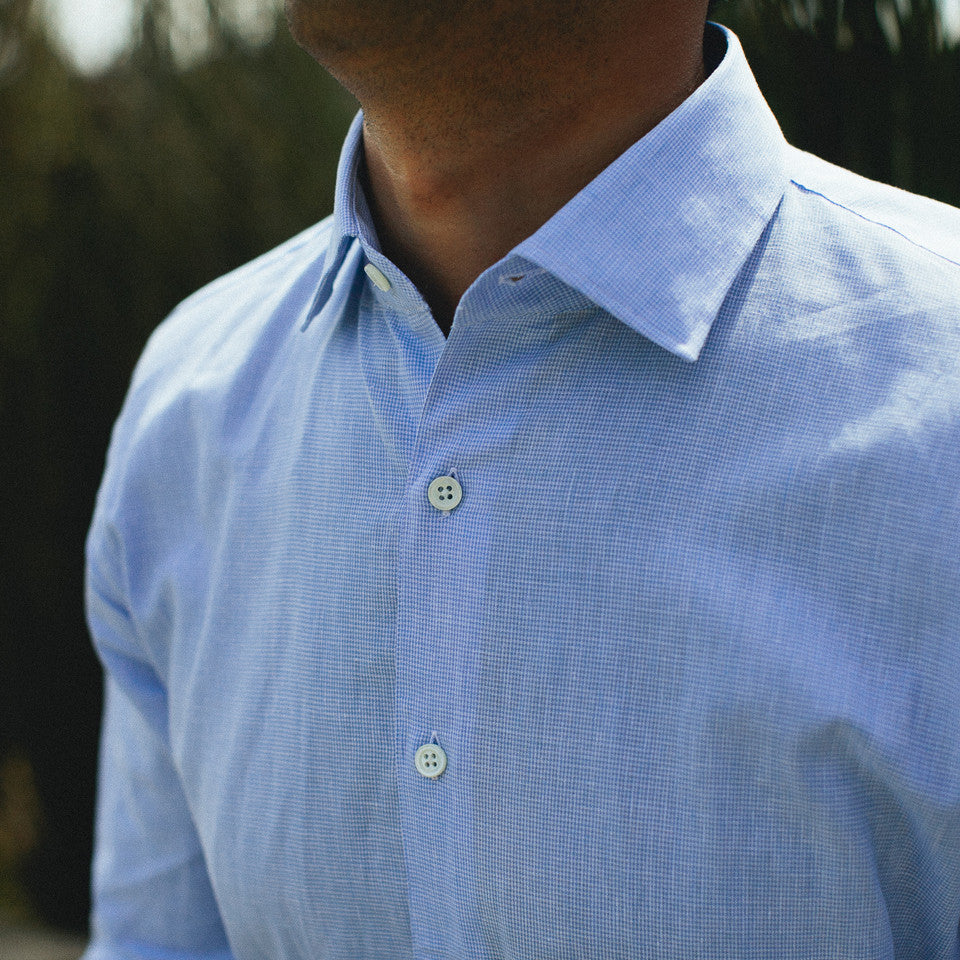 The Hyde in Mini Houndstooth Cotton and Linen: Alternate Image 4, Wovens by Taylor Stitch