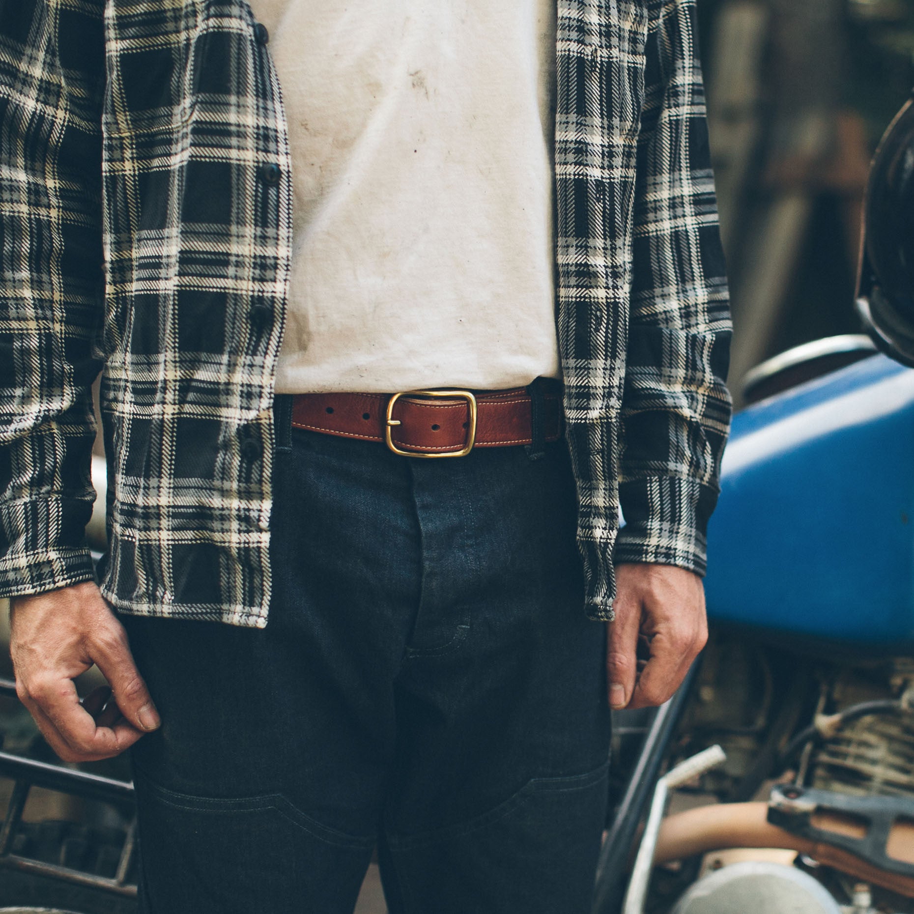 The Double Belt in Whiskey Steerhide: Alternate Image 2, Accessories by Taylor Stitch