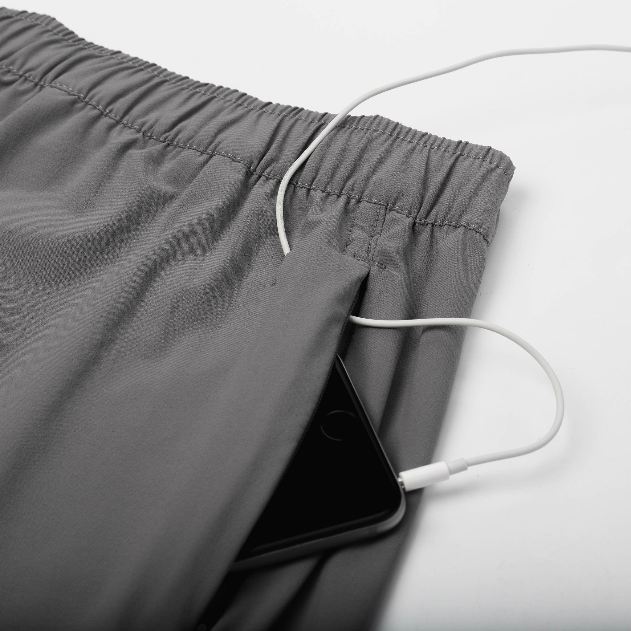 The Myles Momentum Short in Fog: Alternate Image 4, Shorts by Taylor Stitch