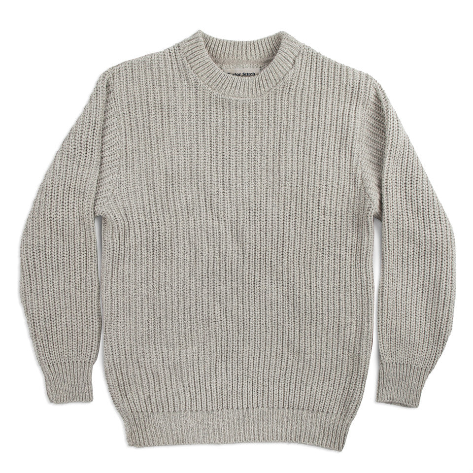The Whaler Sweater in Ash: Alternate Image 2, Knits by Taylor Stitch