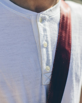 The Short Sleeve Henley in Natural Merino: Alternate Image 3, Knits by Taylor Stitch
