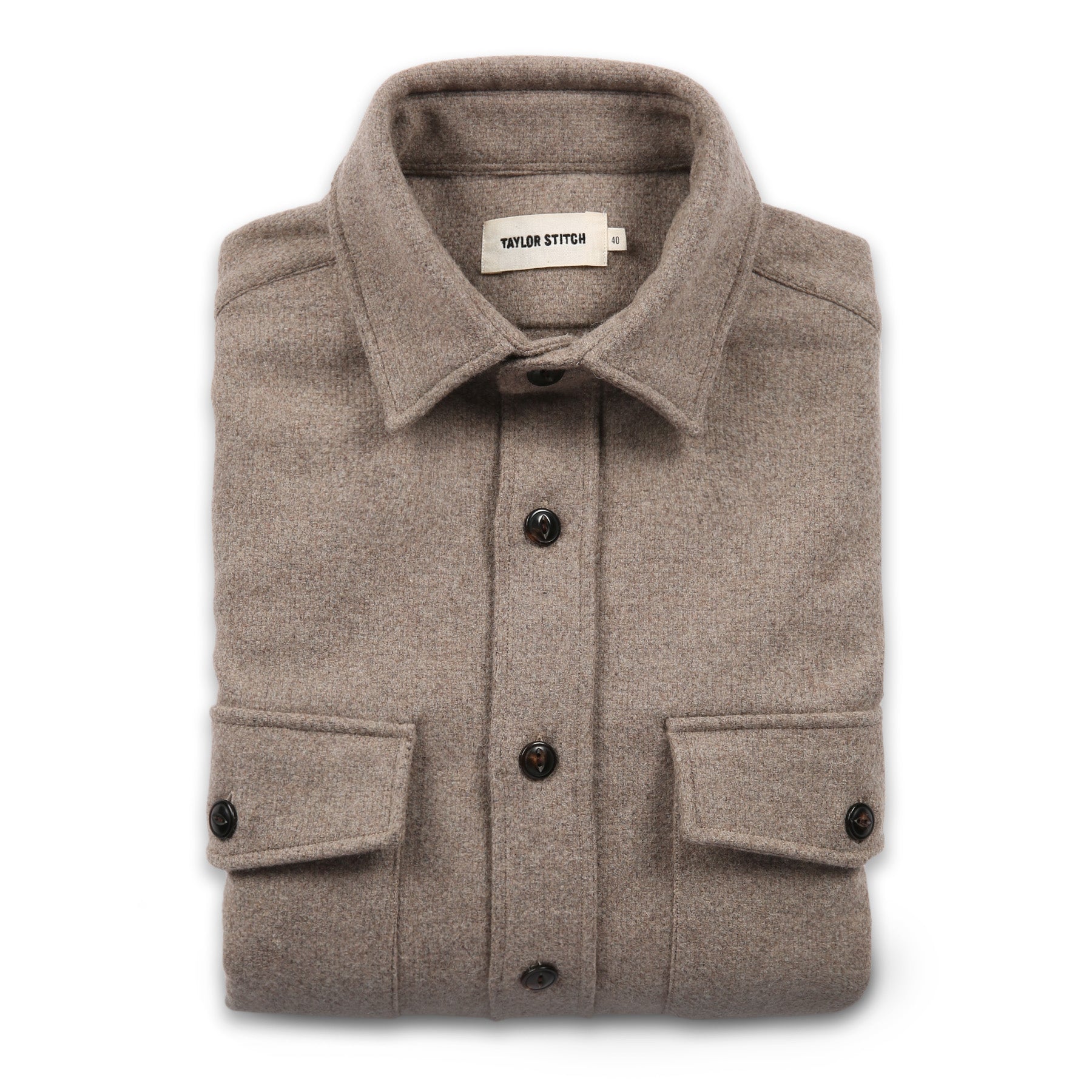 The Maritime Shirt Jacket in Natural: Featured Image, Wovens by Taylor Stitch