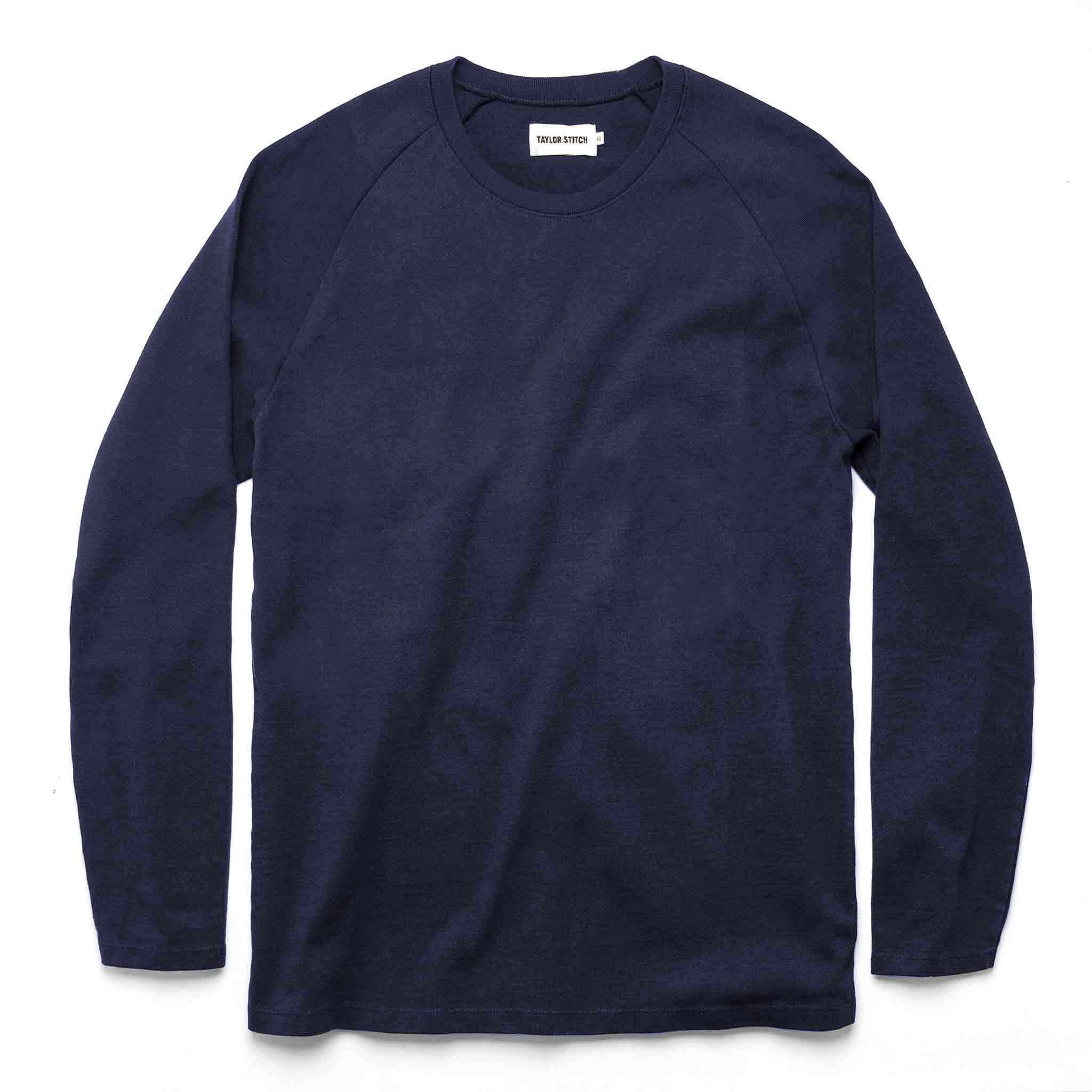 The Heavy Bag Long Sleeve in Navy: Featured Image, Knits by Taylor Stitch