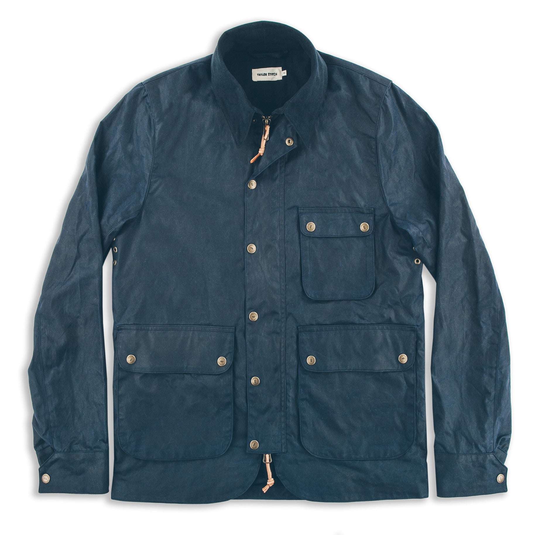 The Rover Jacket in Navy Waxed Cotton: Featured Image, Outerwear by Taylor Stitch