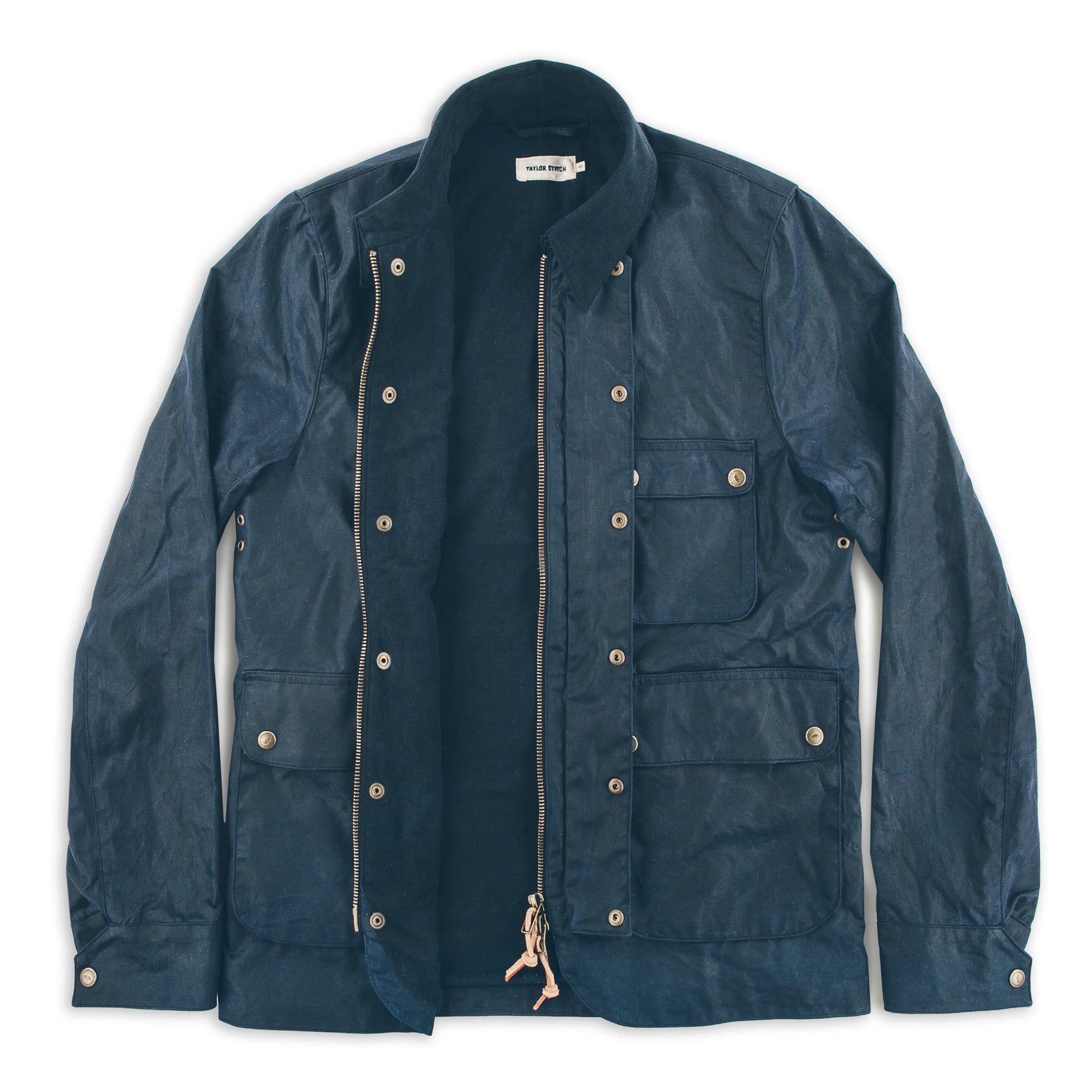 The Rover Jacket in Navy Waxed Cotton: Alternate Image 6, Outerwear by Taylor Stitch
