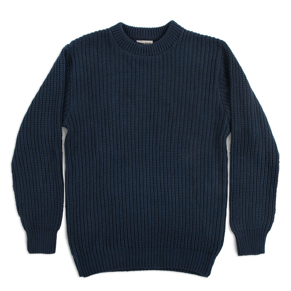 The Whaler Sweater in Navy: Alternate Image 2, Knits by Taylor Stitch