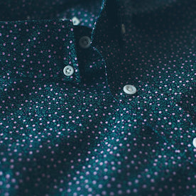 The Short Sleeve Jack in Navy Mini Floral - featured image