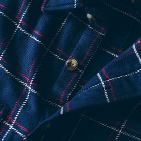 The Crater Shirt in Navy Plaid - featured image