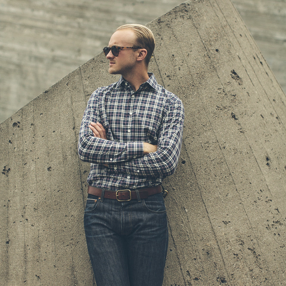 The Hyde in Navy Washed Poplin: Alternate Image 3, Wovens by Taylor Stitch