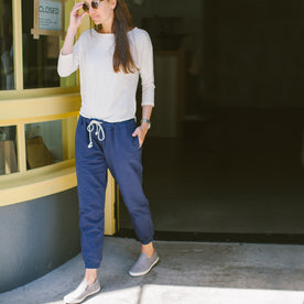 The Weekend Pant in Navy: Alternate Image 1