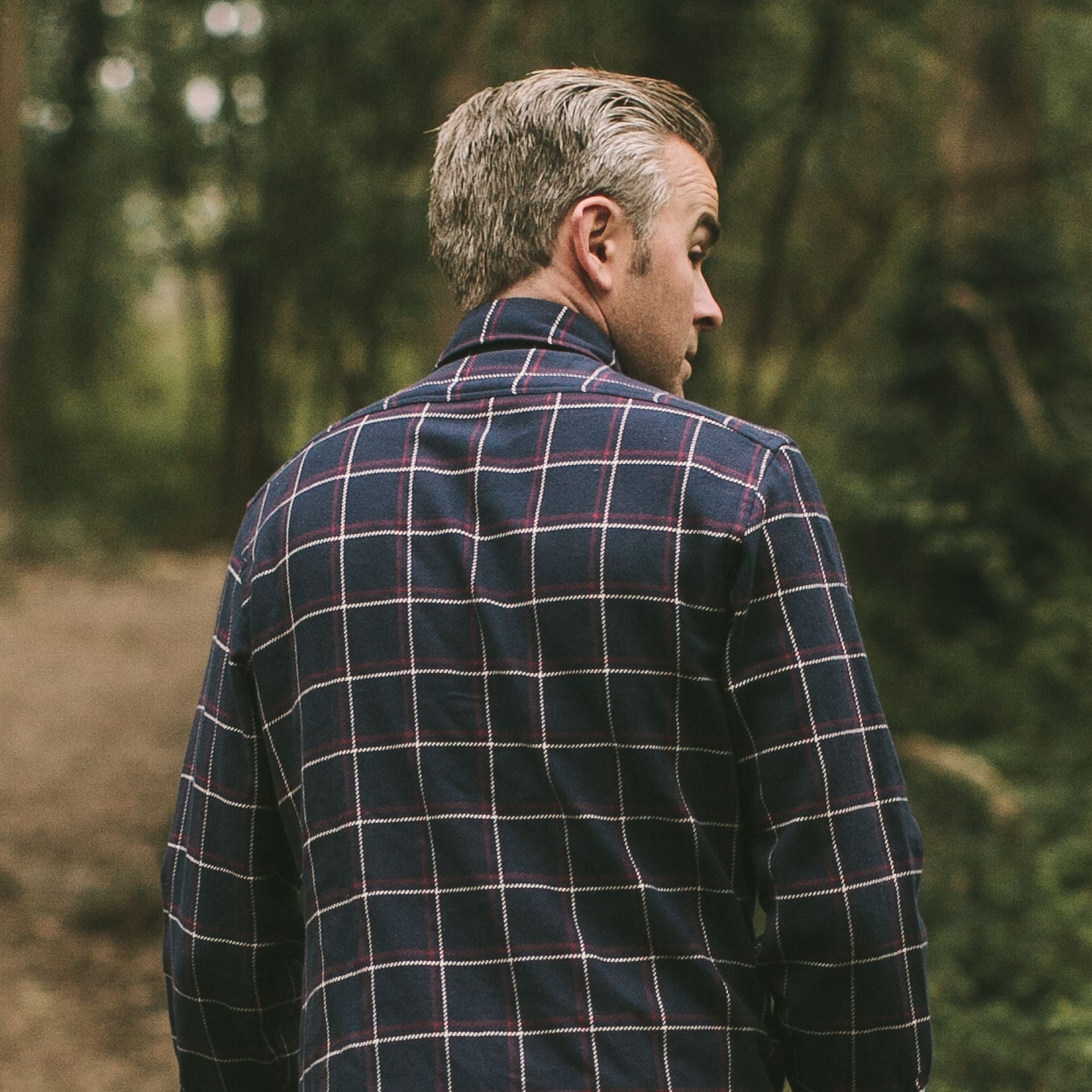 The Crater Shirt in Navy Plaid: Alternate Image 6, Wovens by Taylor Stitch