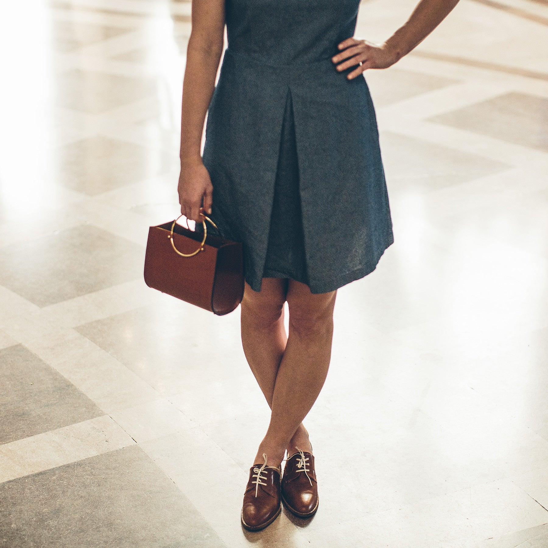 The Audrey Dress in Indigo Jacquard: Alternate Image 5, Dresses by Taylor Stitch