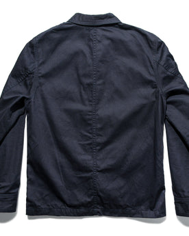 flatlay of The Ojai Jacket in Indigo, from the back, Outerwear by Taylor Stitch