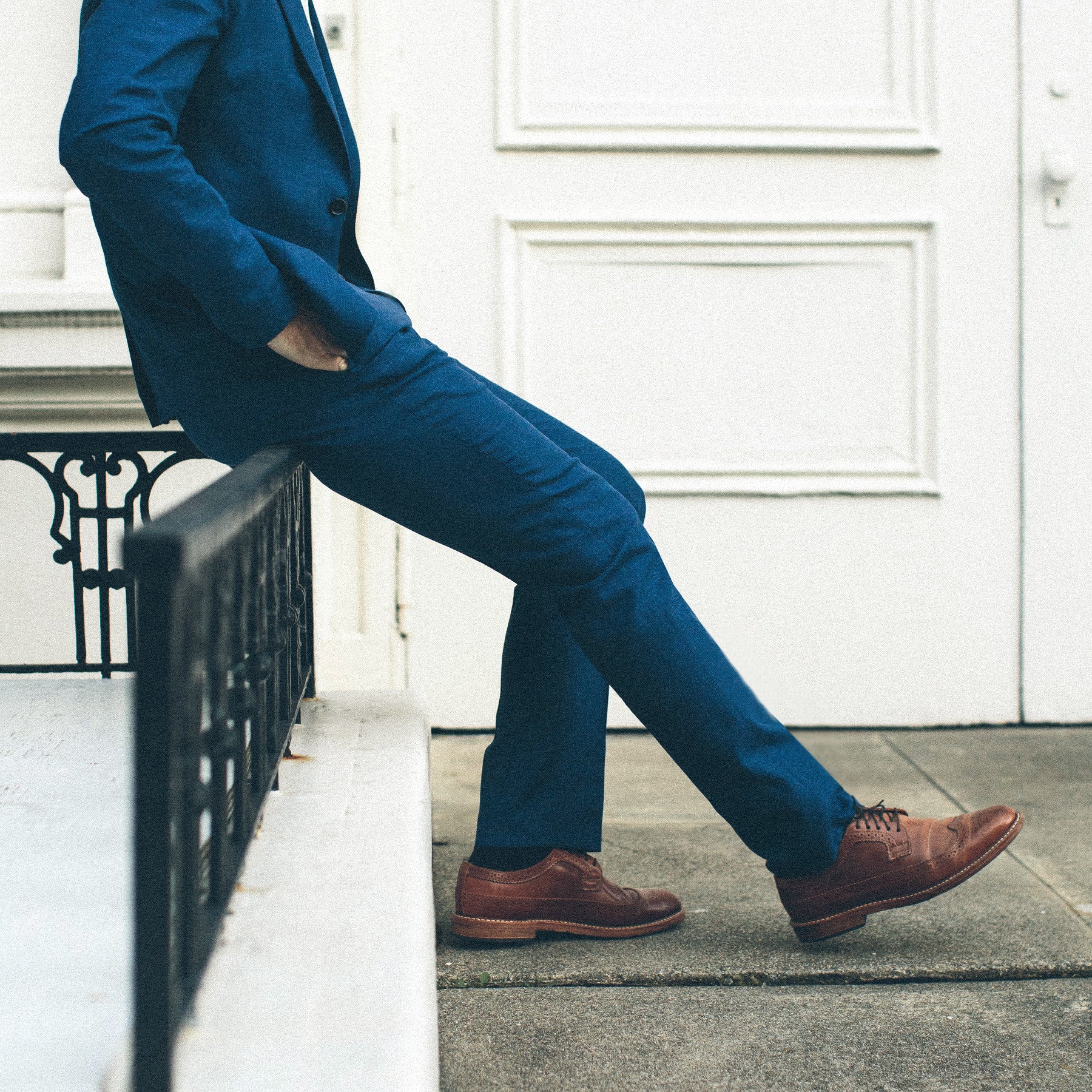The Telegraph Trouser in Cobalt: Alternate Image 3, Pants by Taylor Stitch