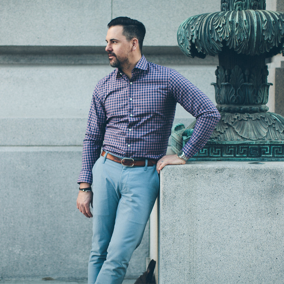 The Hyde in Navy Plaid: Alternate Image 1, Wovens by Taylor Stitch