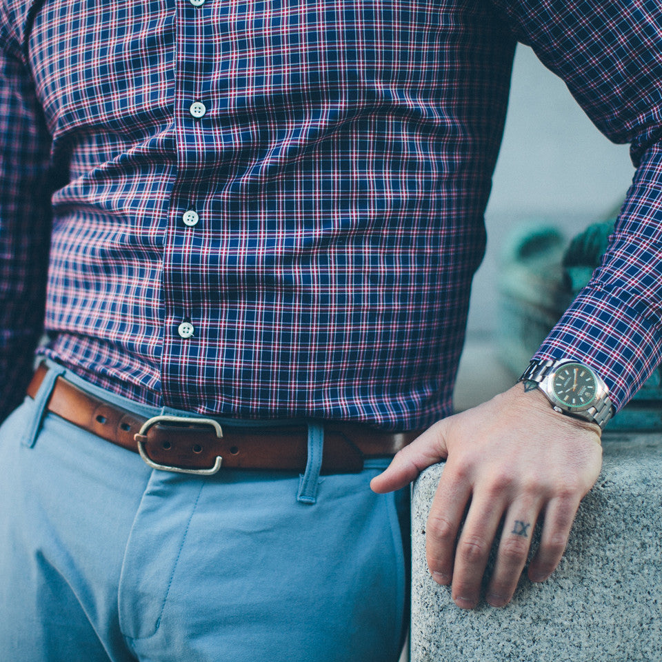 The Hyde in Navy Plaid: Alternate Image 2, Wovens by Taylor Stitch